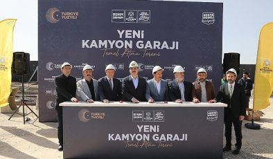 Başkan Altay Yeni Kamyon Garajı’nın Temelini Attı