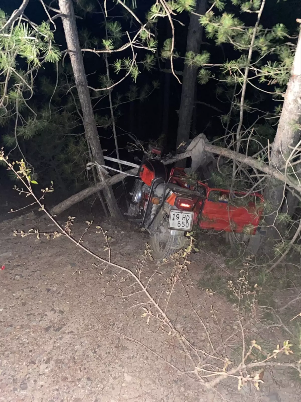 Kargı’da Motosiklet Dere Yatağına Düştü