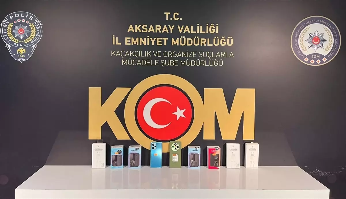 Aksaray’da Gümrük Kaçağı Eşyalar Ele Geçirildi