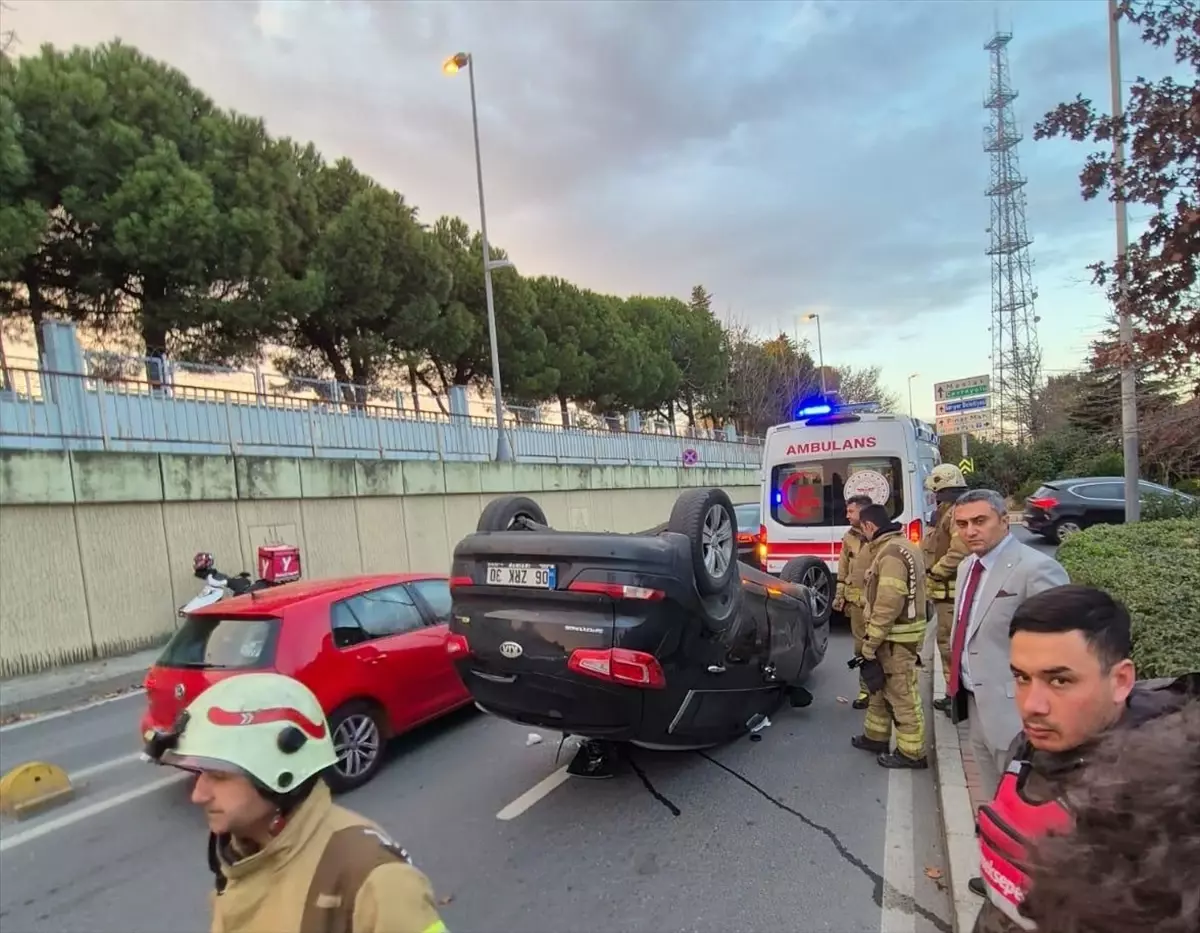 Sarıyer’de Trafik Kazası